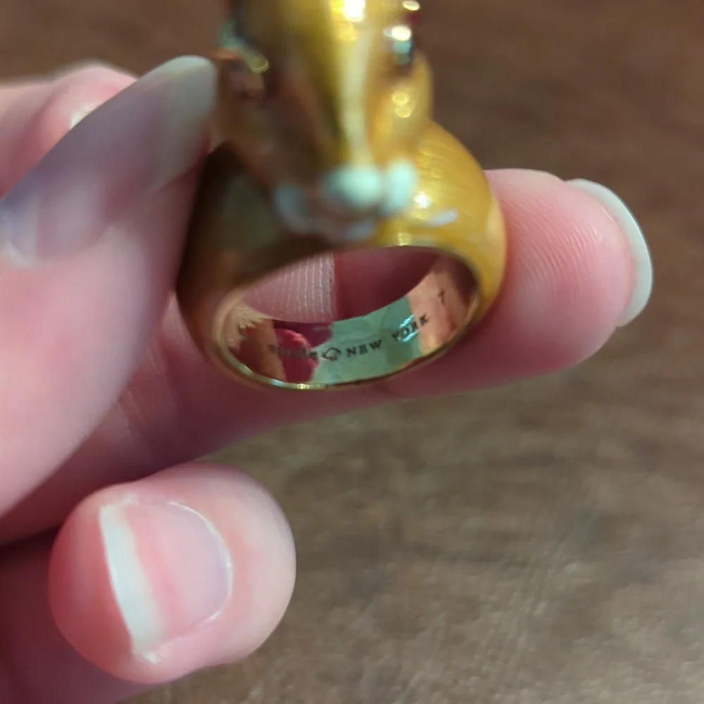 Kate Spade Golden Rabbit Ring - Picture 2 of 2